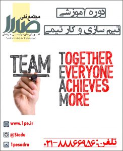 دوره تیم سازی و کار تیمی دوره تیم سازی و کار تیمی
