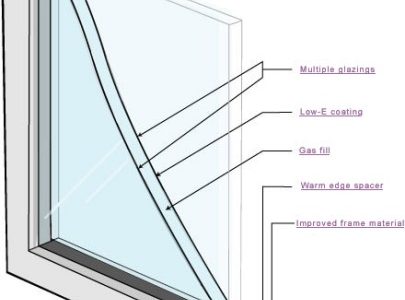 کاهش اتلاف انرژی با پنجره‌های دو جداره