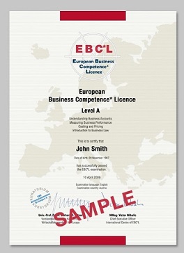 سطح A دوره شایستگی مدیریت EBCL
